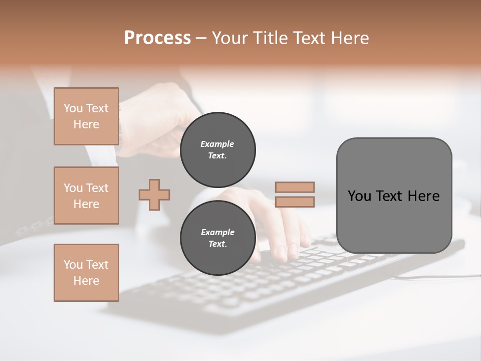 Cup Sending Hands PowerPoint Template