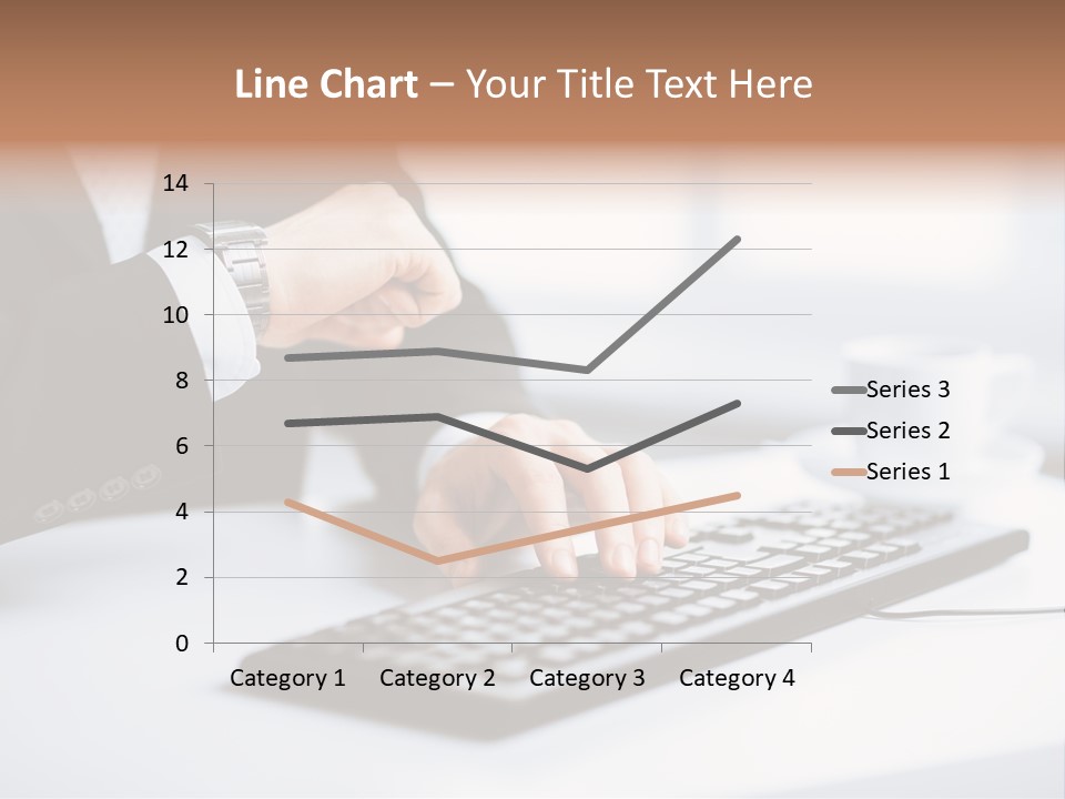 Cup Sending Hands PowerPoint Template