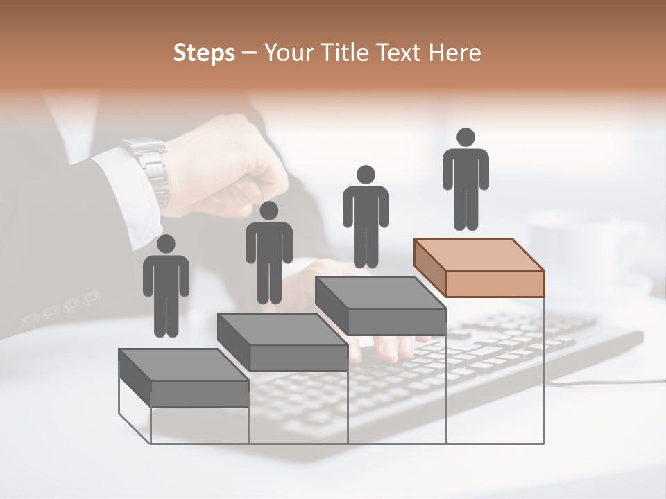 Cup Sending Hands PowerPoint Template