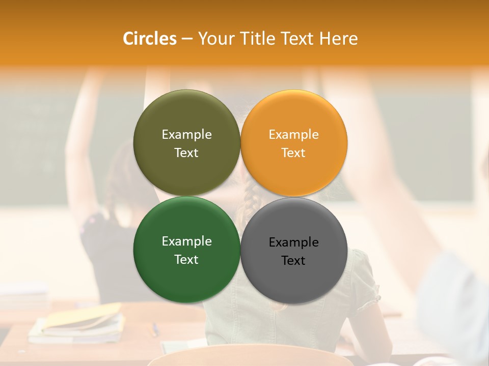 Education School Girl Teenager PowerPoint Template