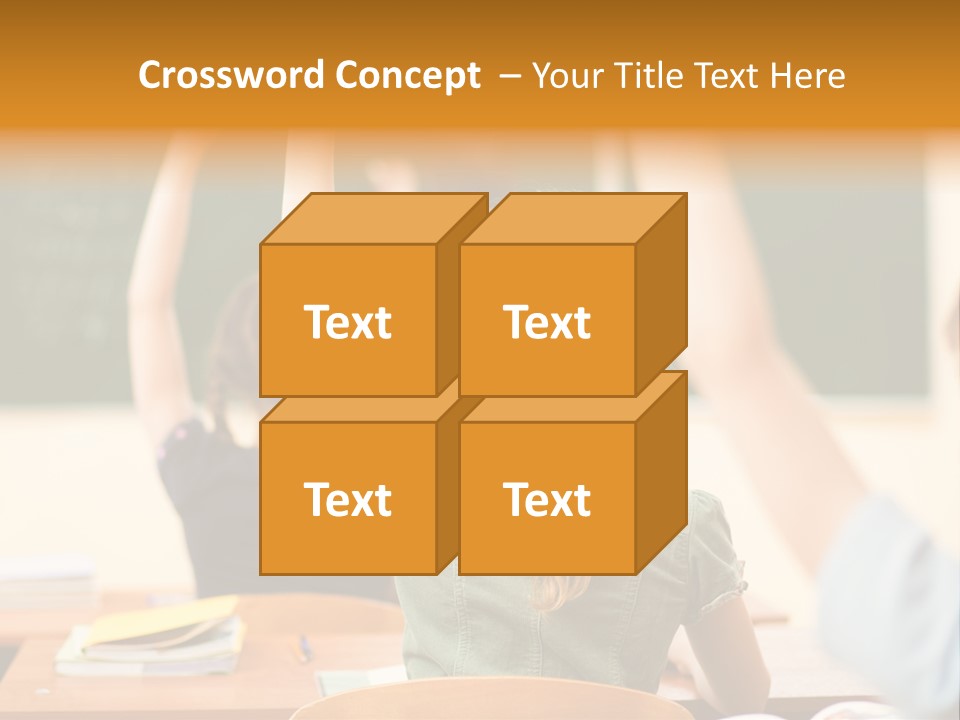 Education School Girl Teenager PowerPoint Template