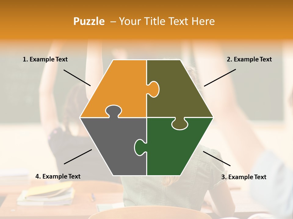 Education School Girl Teenager PowerPoint Template