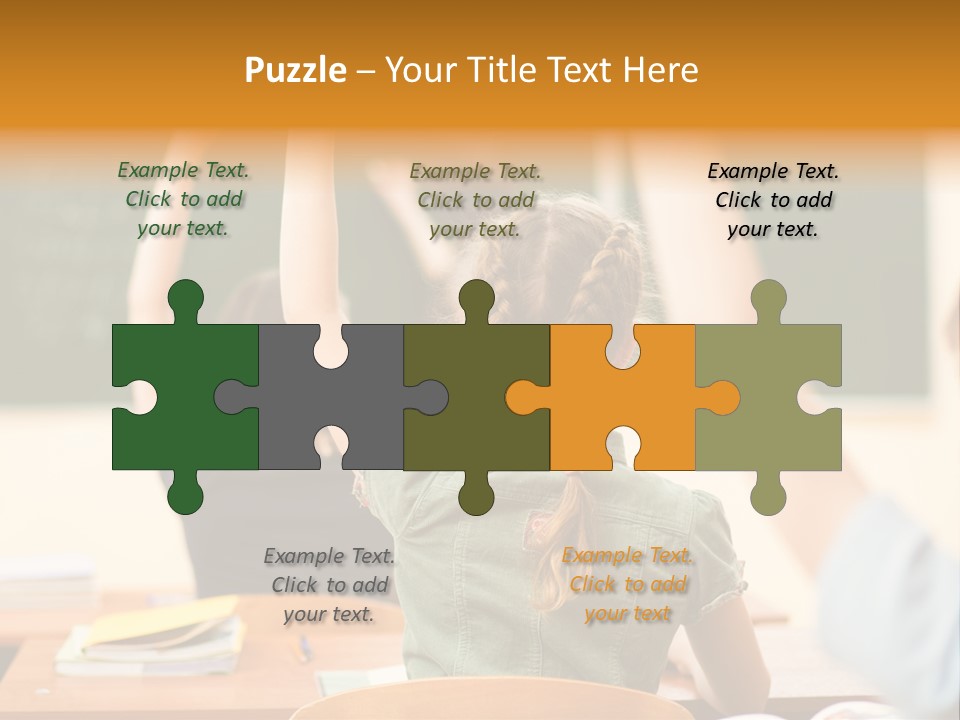 Education School Girl Teenager PowerPoint Template