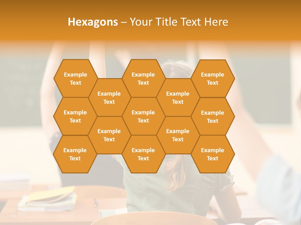 Education School Girl Teenager PowerPoint Template