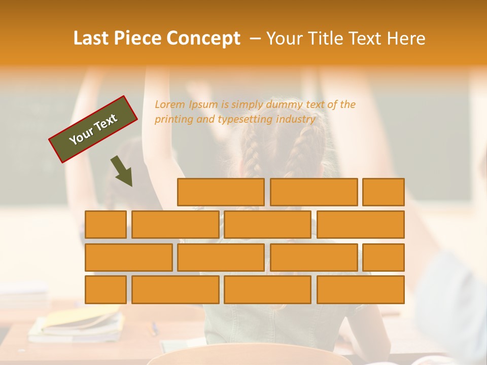 Education School Girl Teenager PowerPoint Template