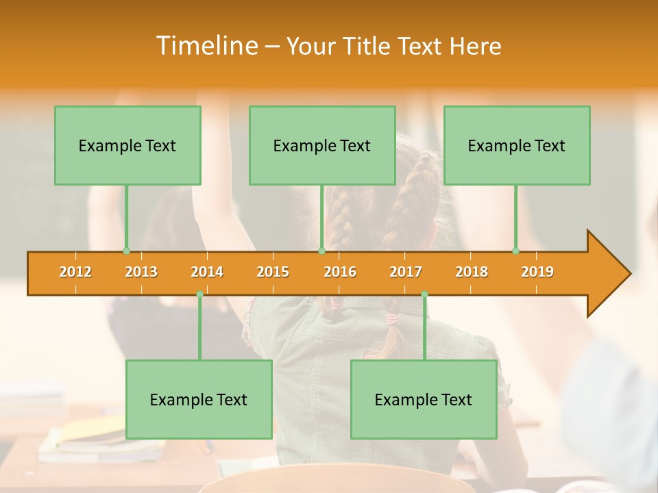 Education School Girl Teenager PowerPoint Template