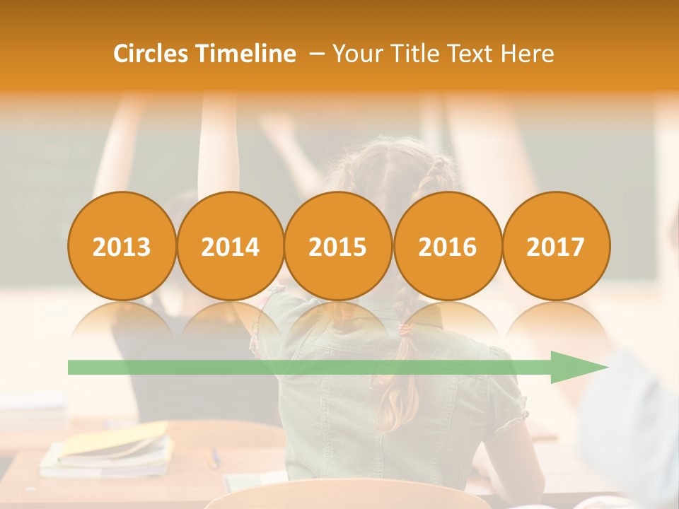 Education School Girl Teenager PowerPoint Template