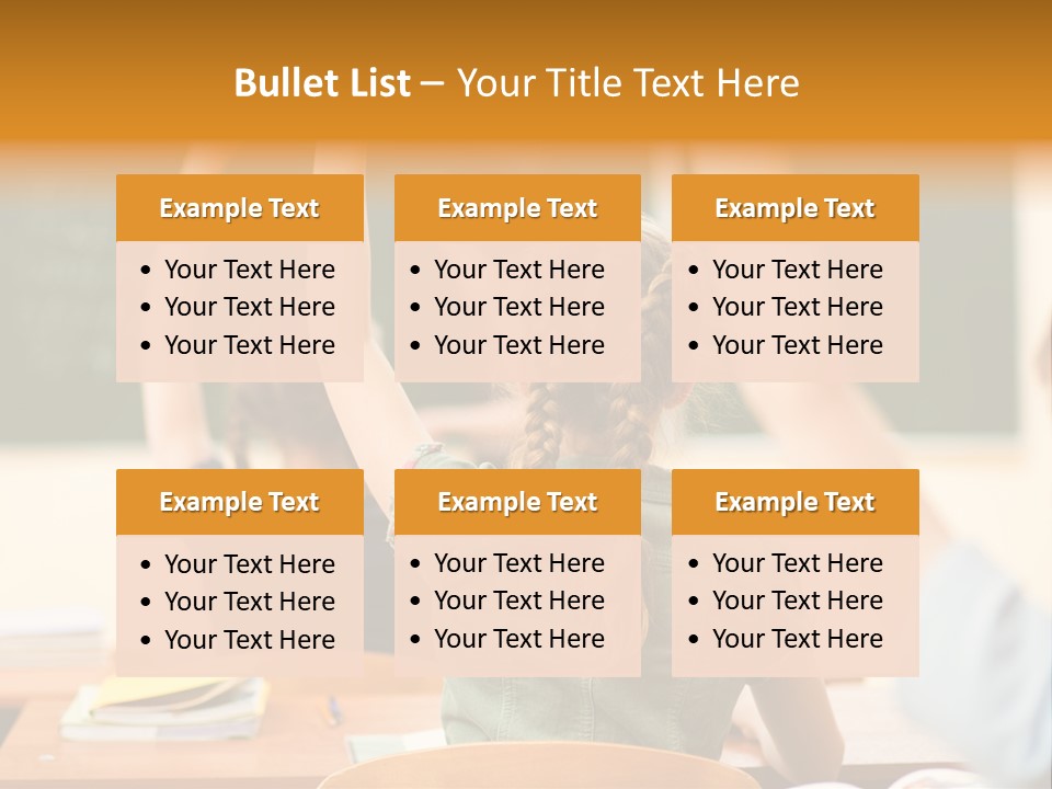 Education School Girl Teenager PowerPoint Template