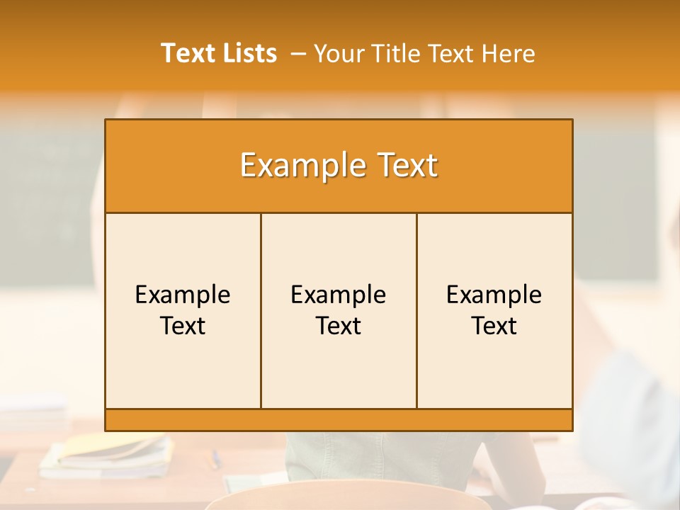Education School Girl Teenager PowerPoint Template
