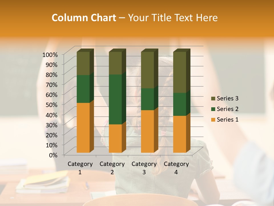Education School Girl Teenager PowerPoint Template