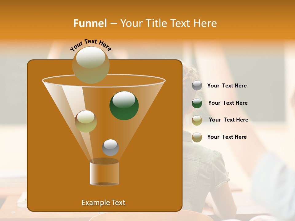 Education School Girl Teenager PowerPoint Template