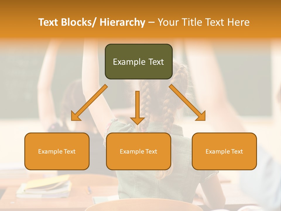 Education School Girl Teenager PowerPoint Template