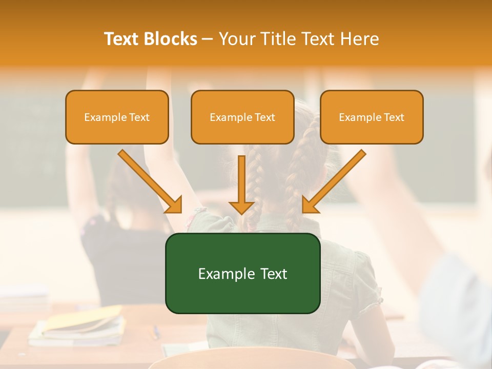 Education School Girl Teenager PowerPoint Template