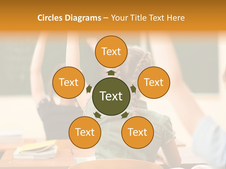 Education School Girl Teenager PowerPoint Template