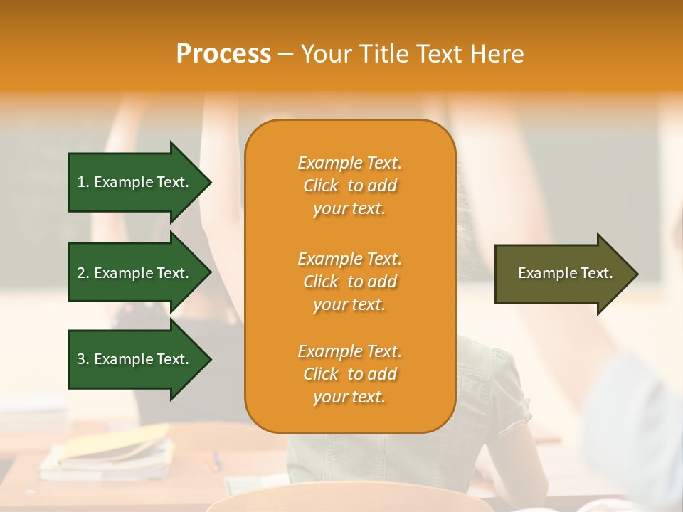 Education School Girl Teenager PowerPoint Template