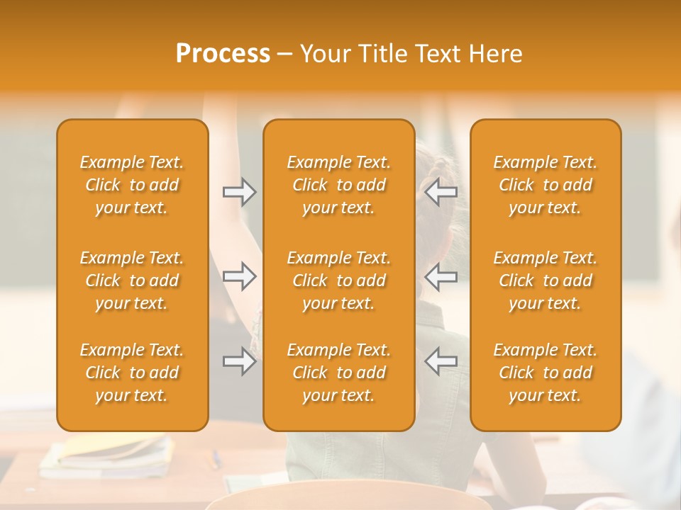 Education School Girl Teenager PowerPoint Template