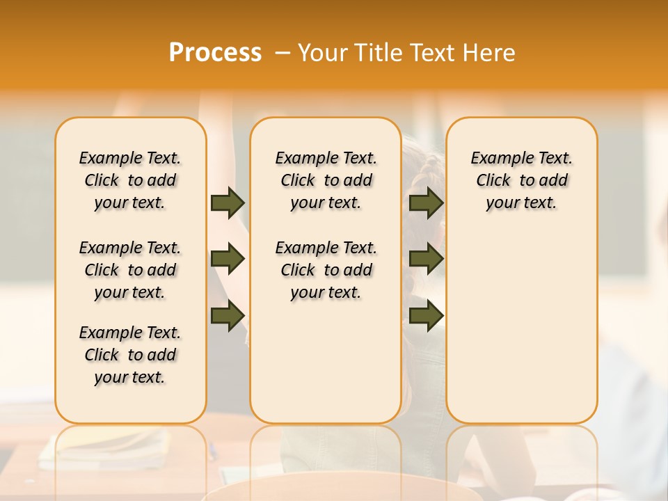 Education School Girl Teenager PowerPoint Template