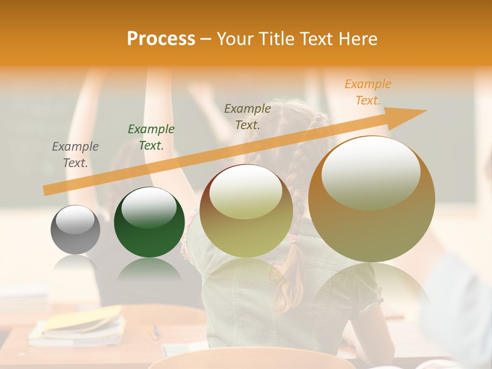 Education School Girl Teenager PowerPoint Template