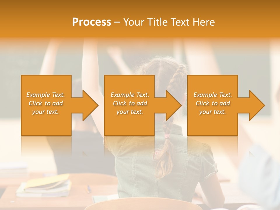 Education School Girl Teenager PowerPoint Template