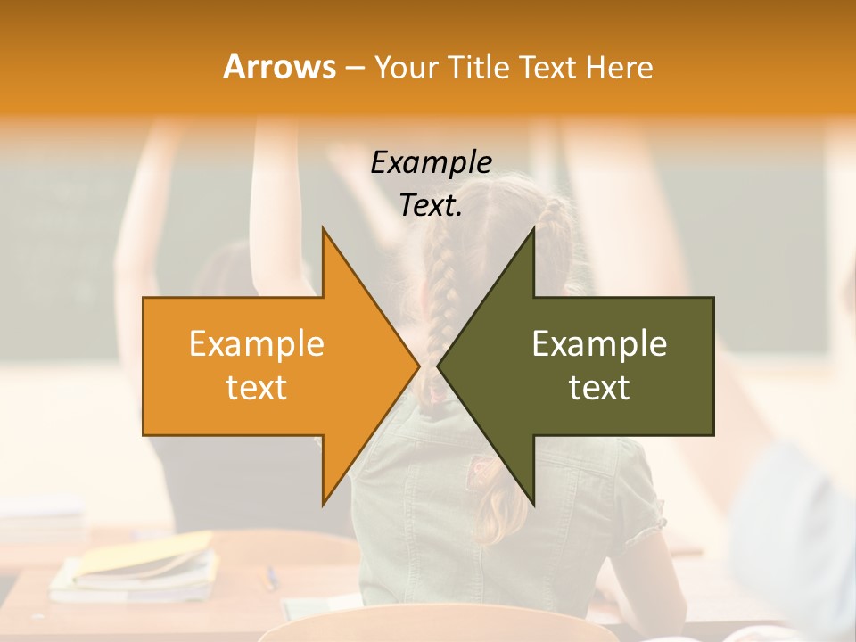 Education School Girl Teenager PowerPoint Template