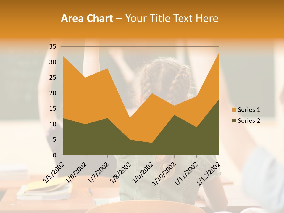 Education School Girl Teenager PowerPoint Template
