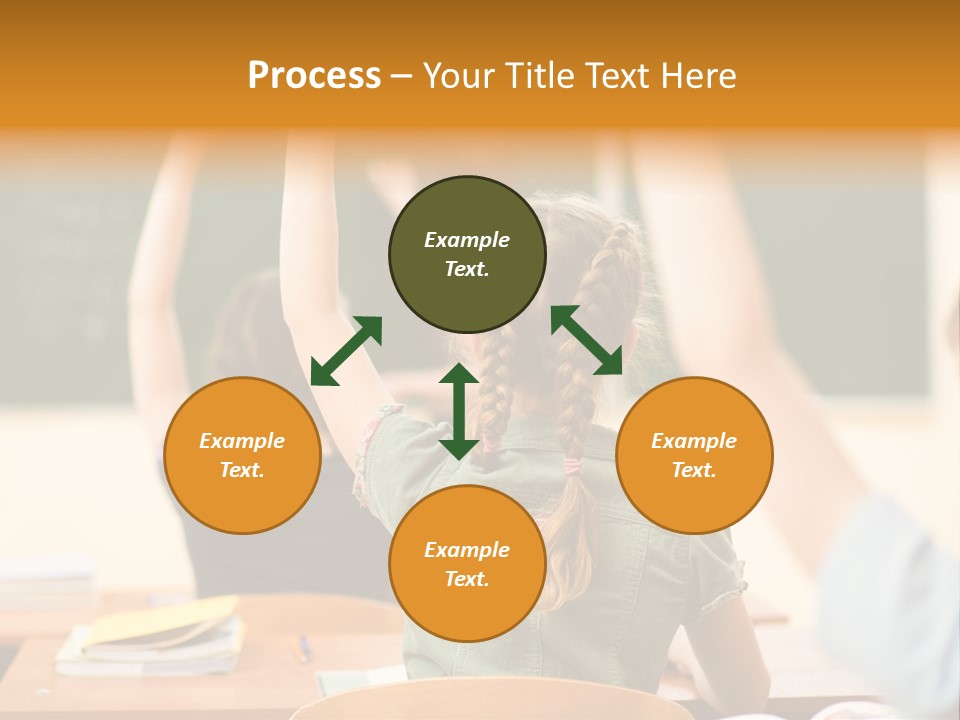 Education School Girl Teenager PowerPoint Template