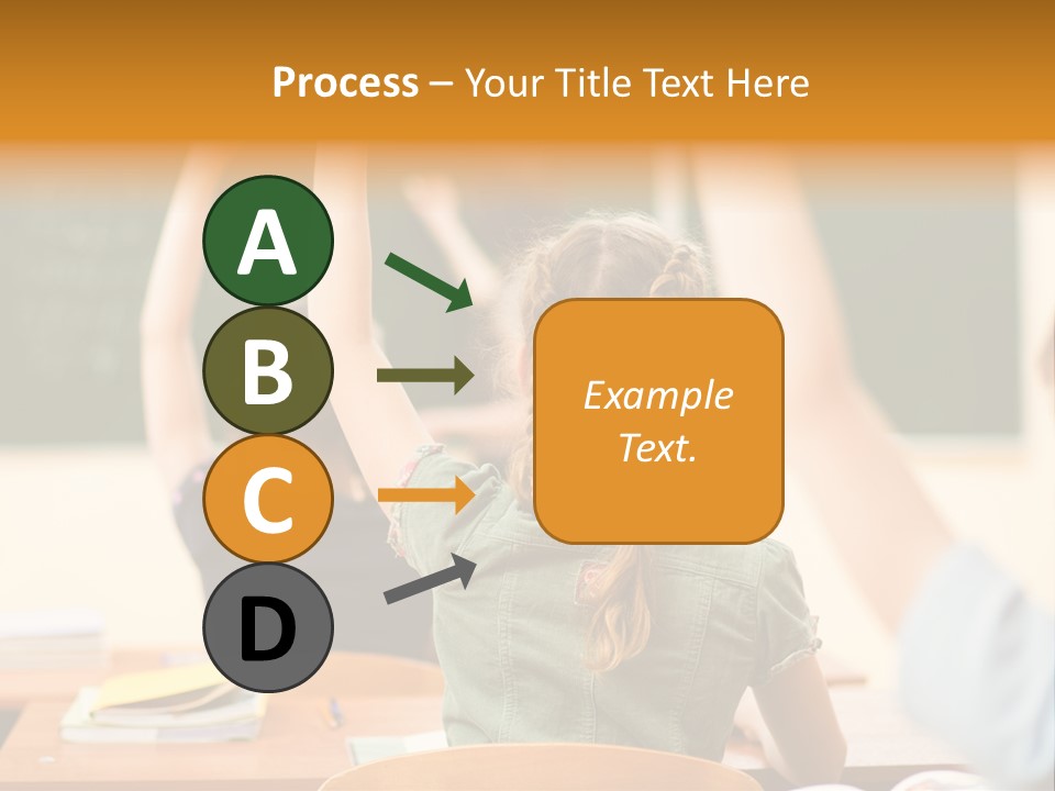 Education School Girl Teenager PowerPoint Template