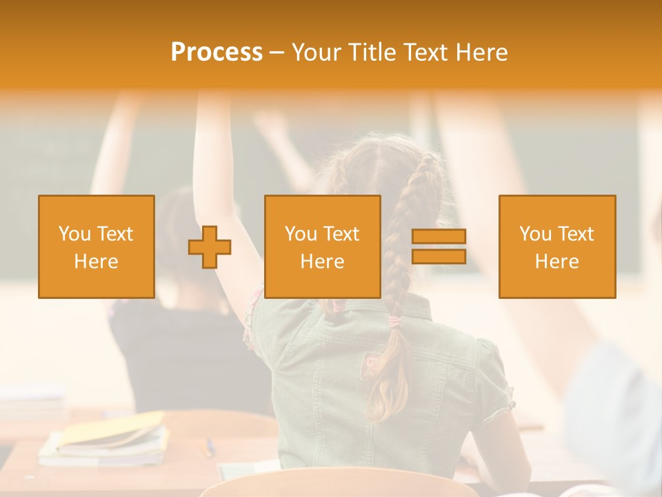 Education School Girl Teenager PowerPoint Template