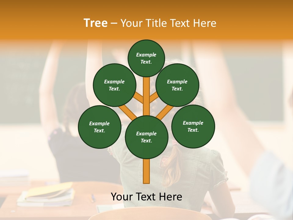 Education School Girl Teenager PowerPoint Template