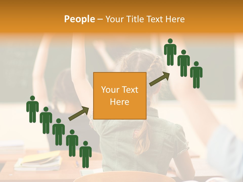 Education School Girl Teenager PowerPoint Template