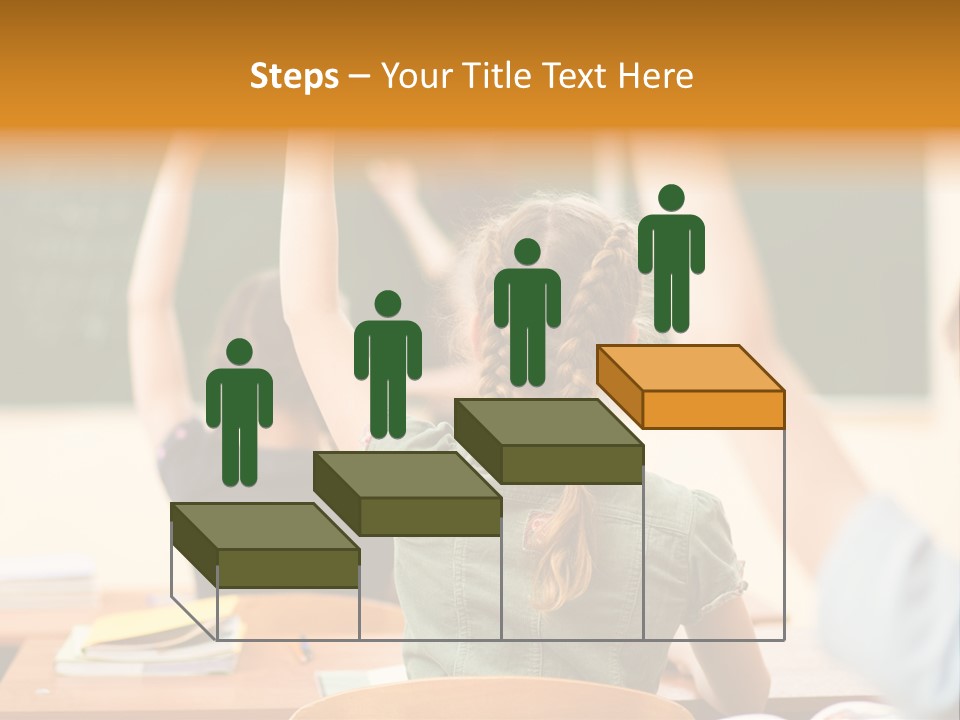 Education School Girl Teenager PowerPoint Template