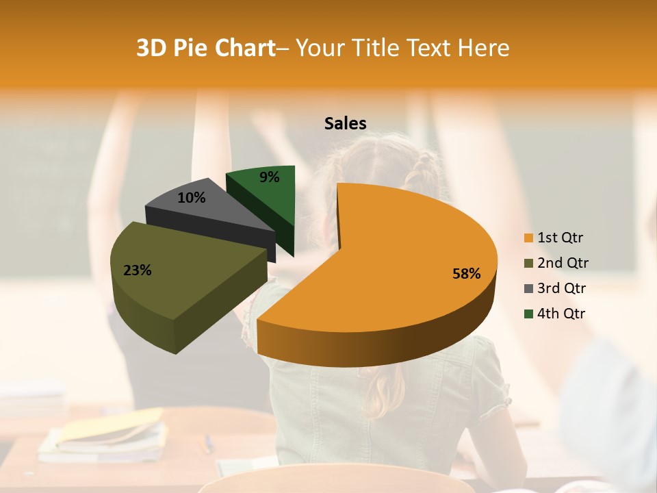 Education School Girl Teenager PowerPoint Template