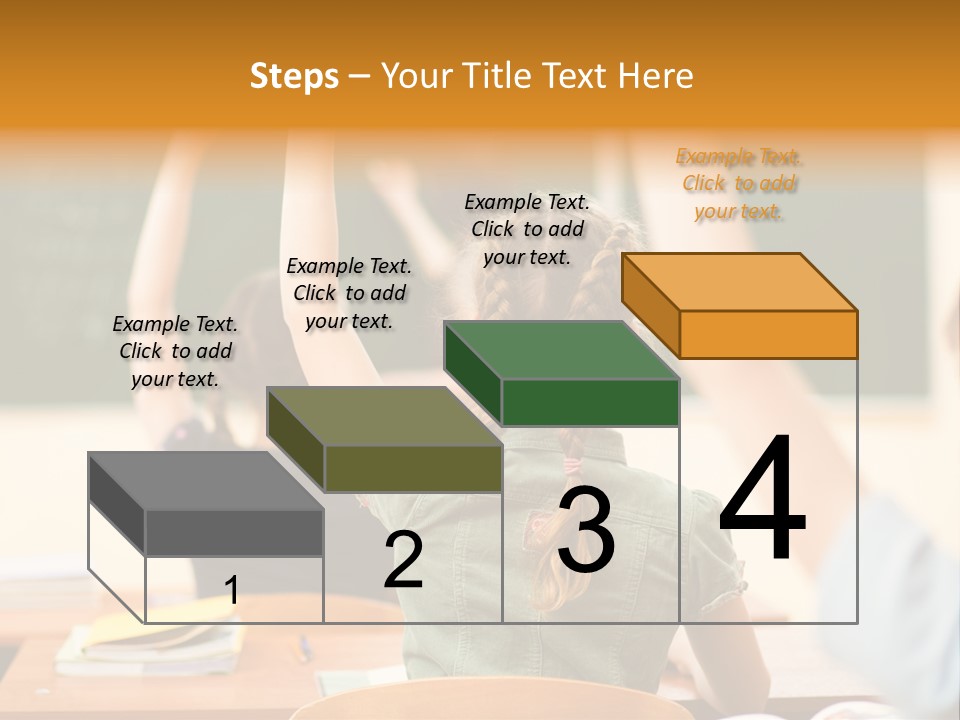 Education School Girl Teenager PowerPoint Template