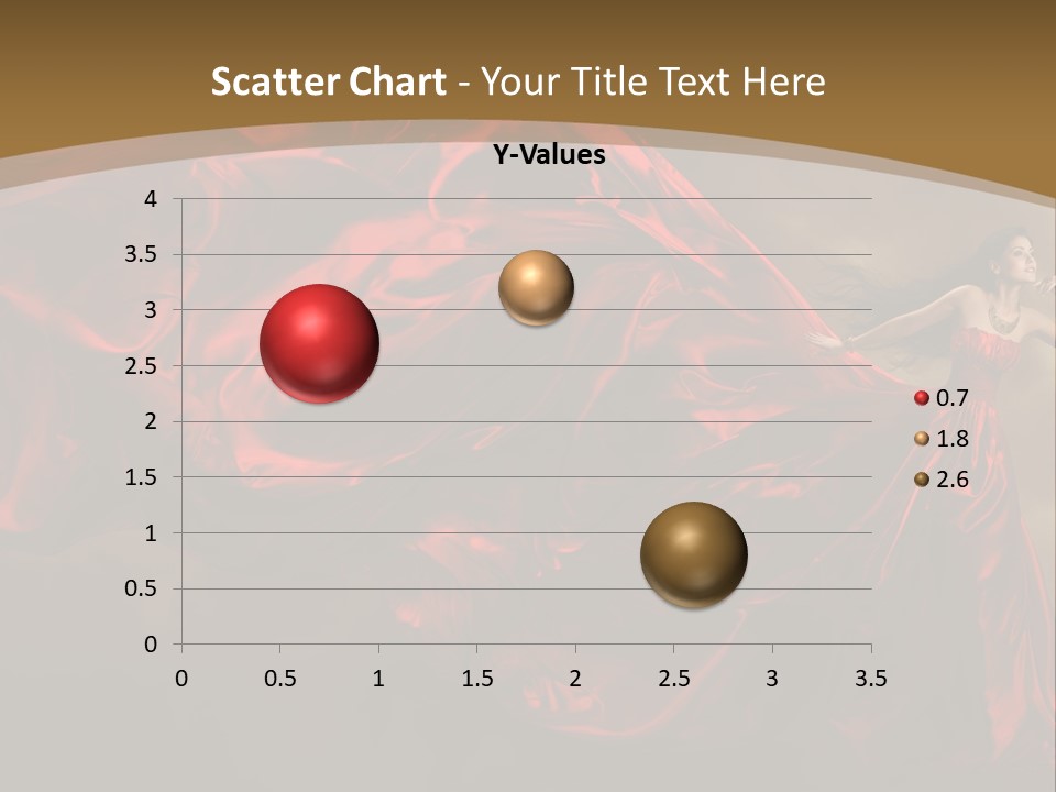 Silk People Flying PowerPoint Template