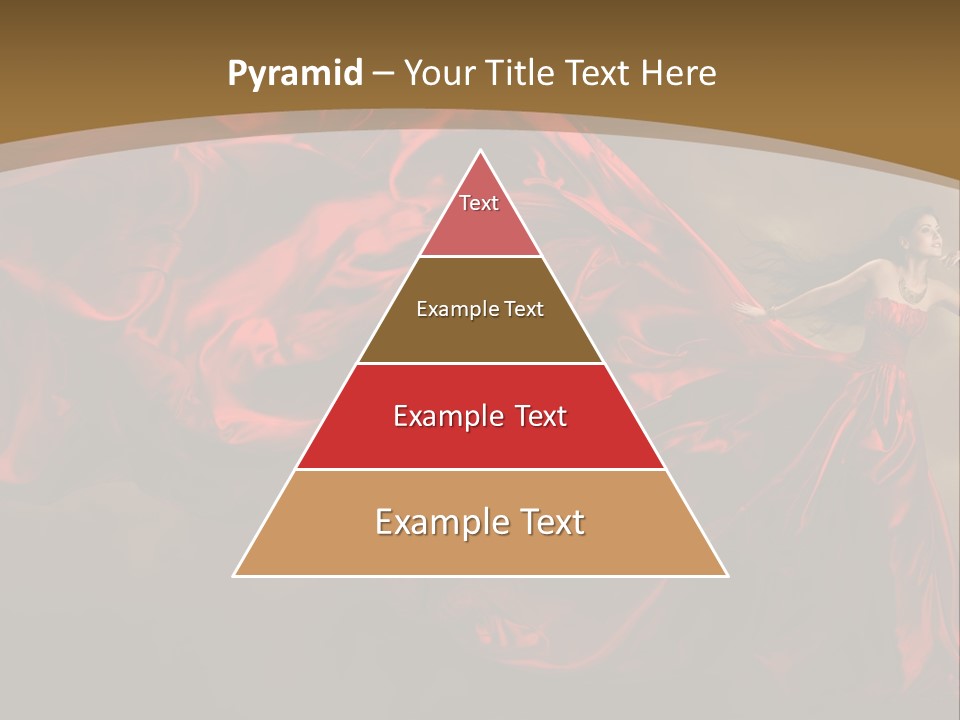 Silk People Flying PowerPoint Template