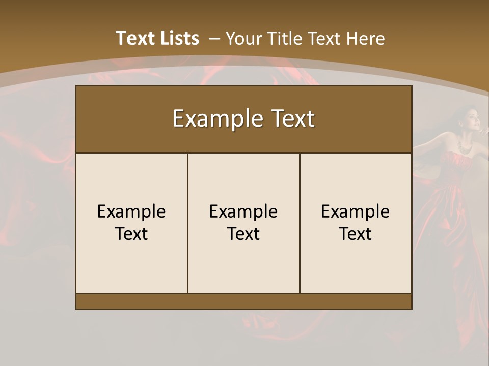 Silk People Flying PowerPoint Template