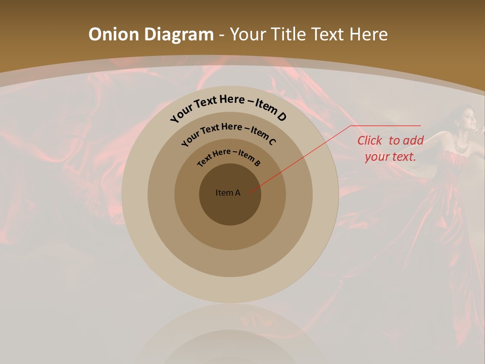 Silk People Flying PowerPoint Template