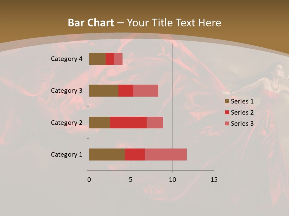 Silk People Flying PowerPoint Template