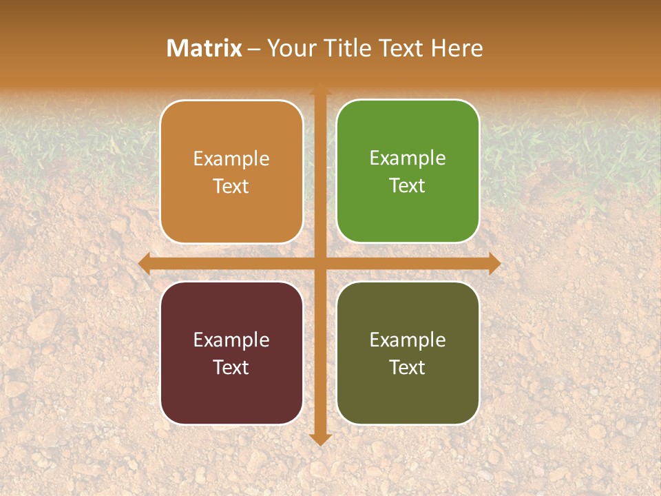 Garden Grass Dug PowerPoint Template