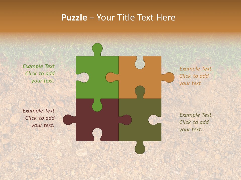 Garden Grass Dug PowerPoint Template