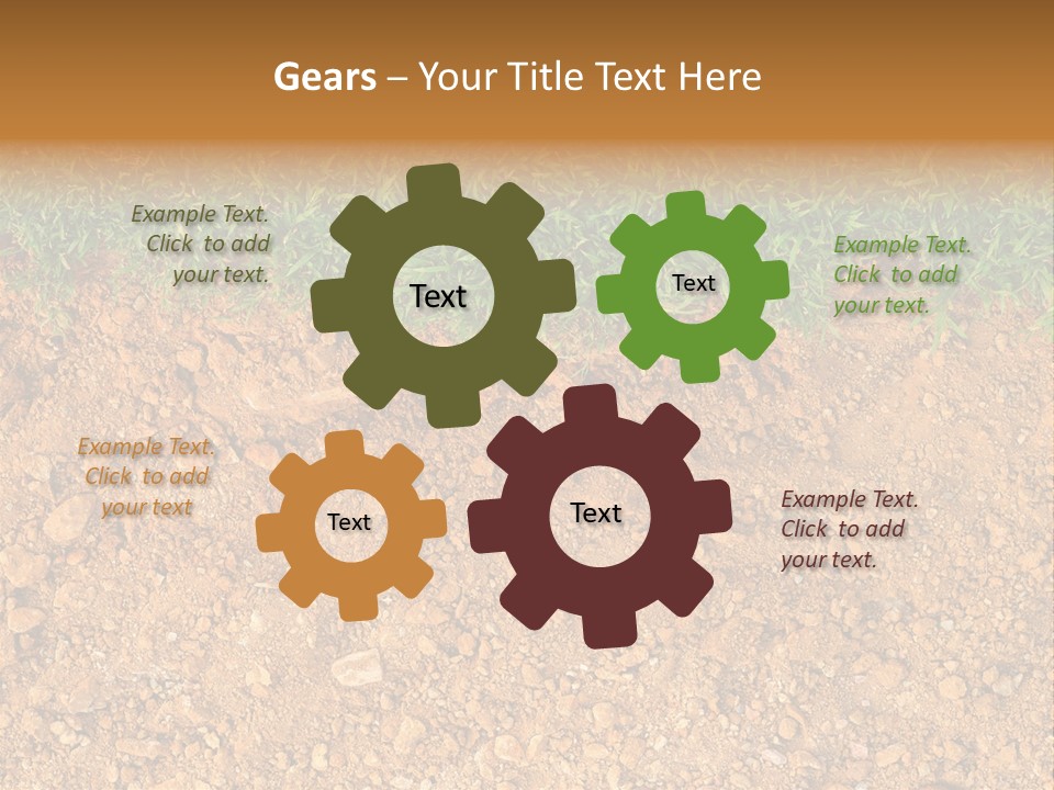 Garden Grass Dug PowerPoint Template