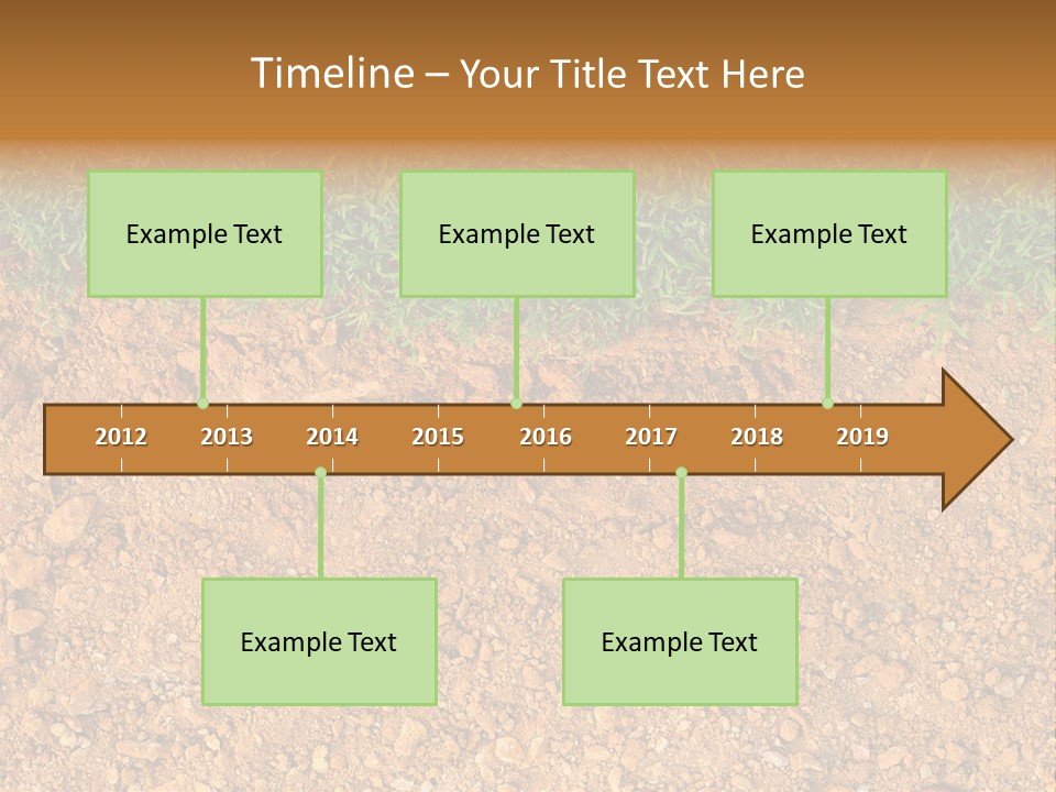 Garden Grass Dug PowerPoint Template