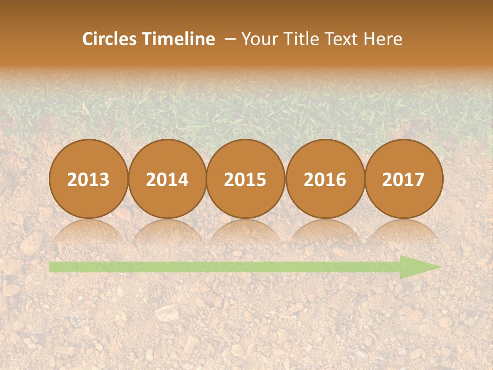 Garden Grass Dug PowerPoint Template