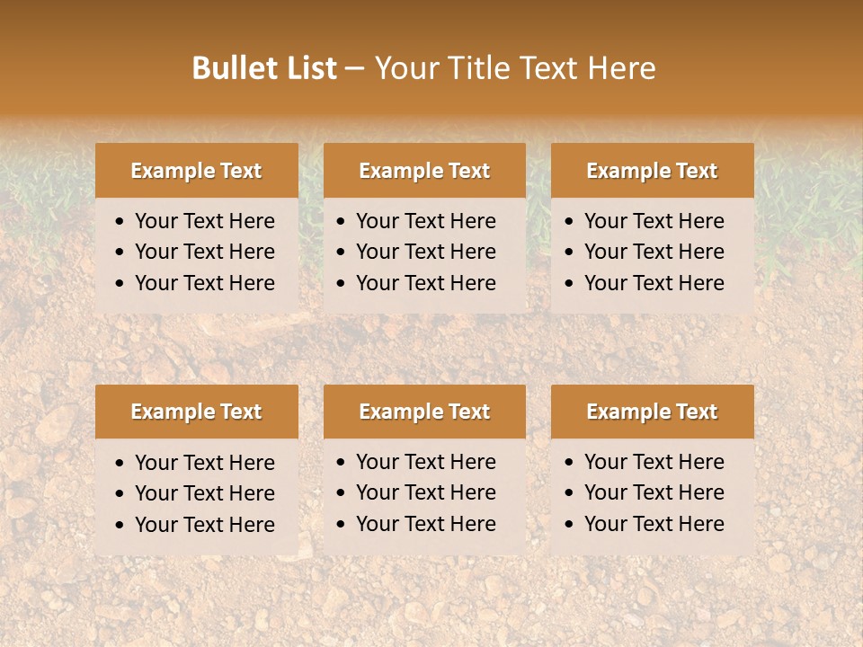 Garden Grass Dug PowerPoint Template