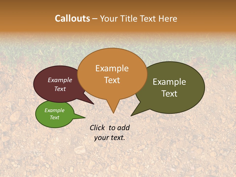 Garden Grass Dug PowerPoint Template