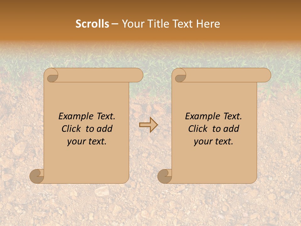 Garden Grass Dug PowerPoint Template
