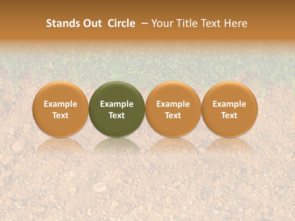 Garden Grass Dug PowerPoint Template