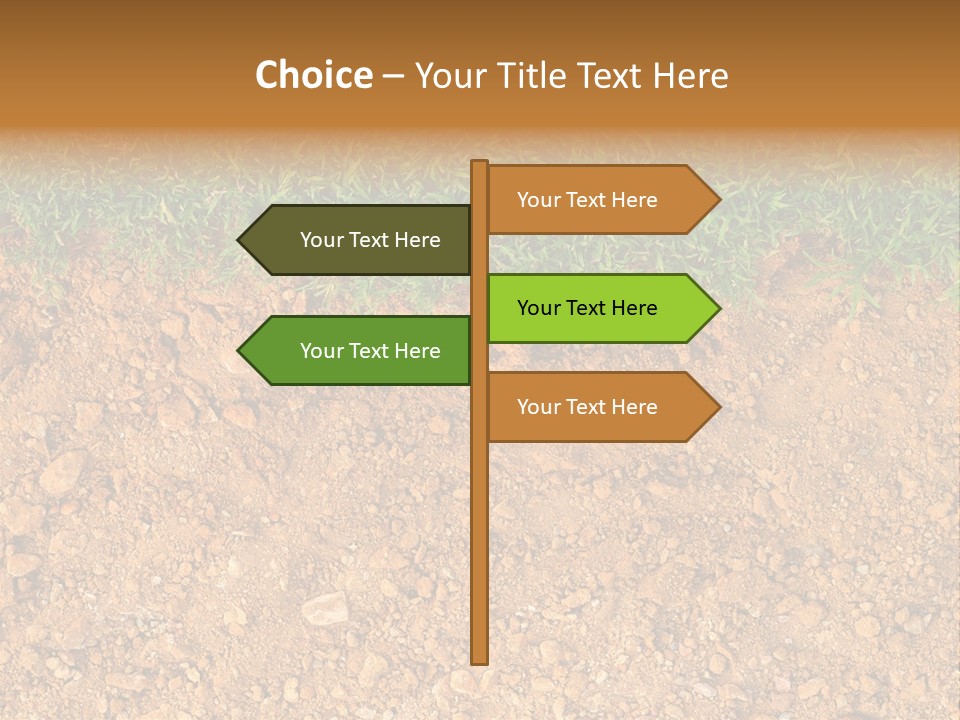 Garden Grass Dug PowerPoint Template
