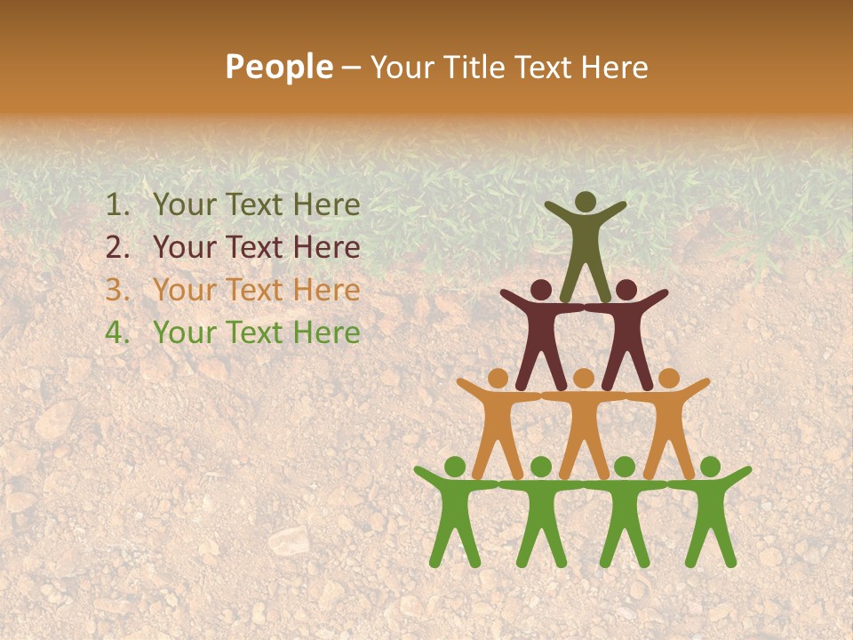 Garden Grass Dug PowerPoint Template