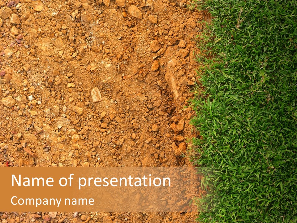 Plant Brown Soil PowerPoint Template